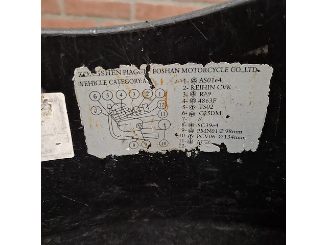 Snorscooter, piaggio, zip, 2015 - afbeelding 25 van  35