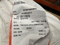 Snow camouflage trousers - afbeelding 4 van  4