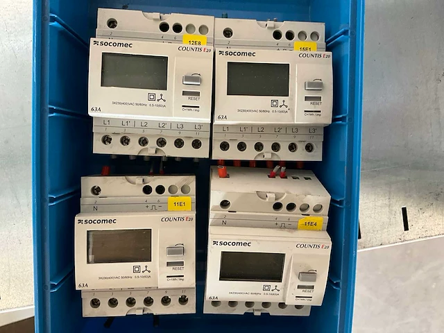 Socomec countis e20 87a658 63a energiemeter (4x) - afbeelding 2 van  3