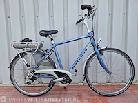 Socorro easy e-bike/ elektrische fiets batavus, blauw - afbeelding 1 van  9