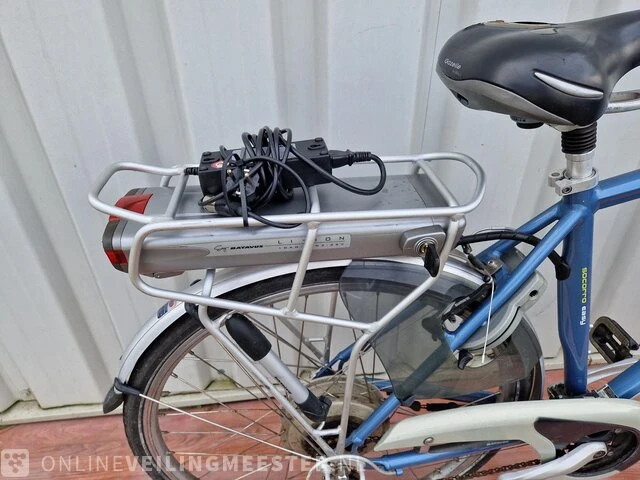 Socorro easy e-bike/ elektrische fiets batavus, blauw - afbeelding 5 van  9