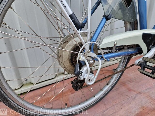 Socorro easy e-bike/ elektrische fiets batavus, blauw - afbeelding 7 van  9