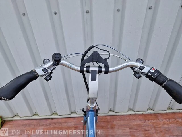 Socorro easy e-bike/ elektrische fiets batavus, blauw - afbeelding 8 van  9