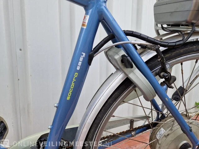Socorro easy e-bike/ elektrische fiets batavus, blauw - afbeelding 9 van  9