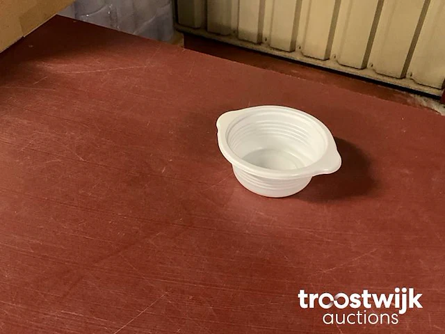 Soepbeker, bak, pp, 138x117x47mm, wit - afbeelding 3 van  5