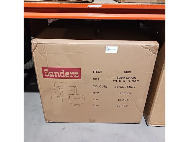 Sofa teddy, sanderz, beige, 2025 - afbeelding 2 van  2