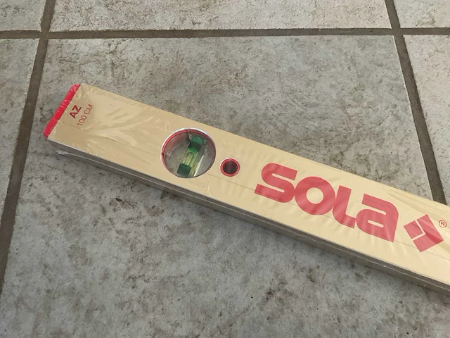 Sola az 100cm aluminium waterpas - afbeelding 3 van  3