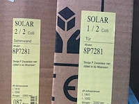 Solar 8p7281 douche zwaaideur met zijdeel in nis - afbeelding 1 van  2