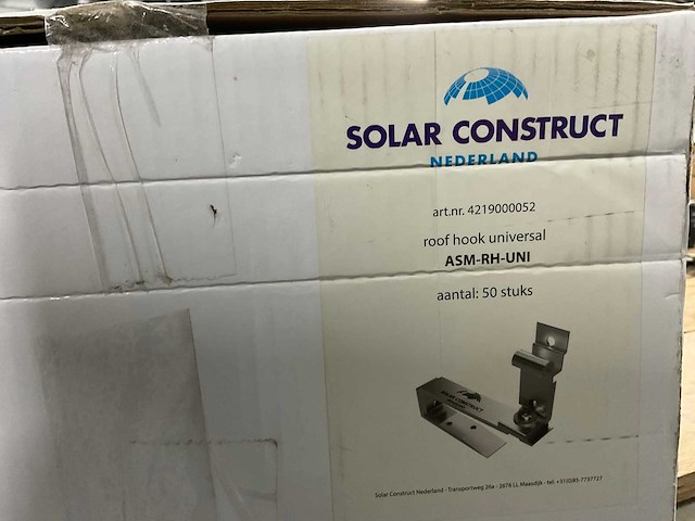 Solar construct - aluminium universele dakhaak (50x) - afbeelding 4 van  4
