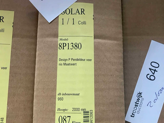 Solar design p 8p1380 pendeldeur voor nis - afbeelding 1 van  2