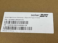 Solar edge se1000 zbgw k5 kit home gate way met slave kit - afbeelding 4 van  5