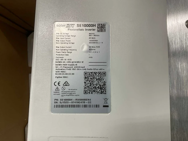 Solar edge se10000h omvormer - afbeelding 3 van  3