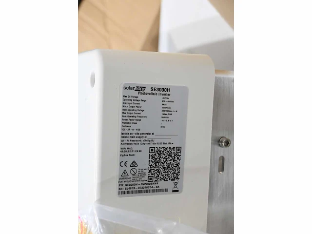 Solar edge se3000h omvormer - afbeelding 3 van  3