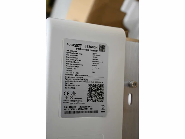 Solar edge se3680h omvormer - afbeelding 3 van  3