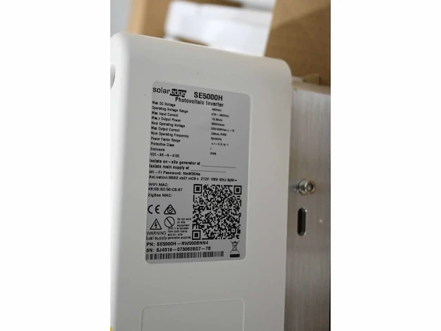 Solar edge se5000h omvormer - afbeelding 3 van  3