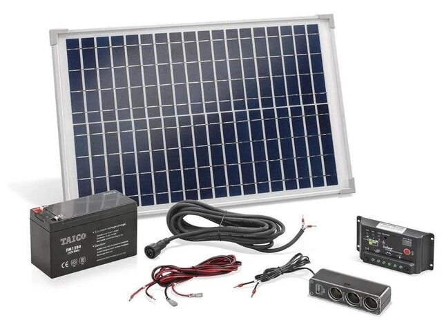 Solar eiland systeem esotec, poly 120005, zwart - afbeelding 1 van  4