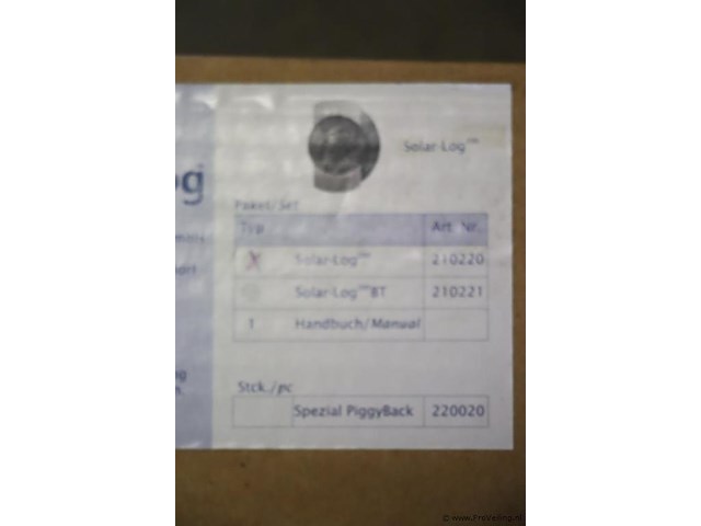Solar-log monitoringsysteem | type sl200 | nieuw in doos - afbeelding 3 van  3