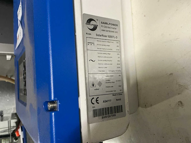 Solar river 5200tl-d omvormer - afbeelding 3 van  4