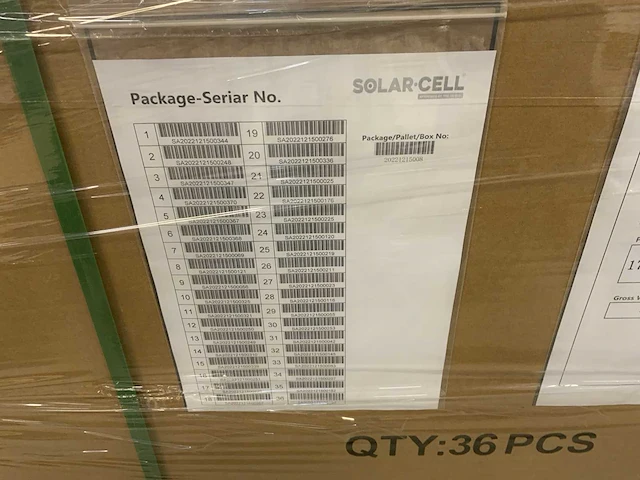 Solarcell scm 395/108hb zonnepaneel (36x) - afbeelding 4 van  5