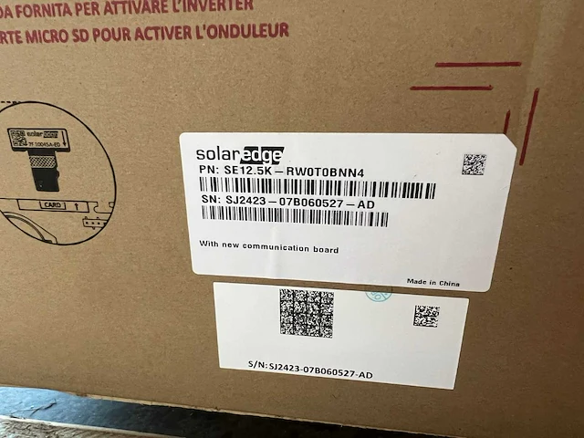 Solaredge - se12.5k - omvormer - afbeelding 2 van  2