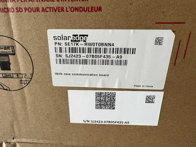 Solaredge - se17k - omvormer - afbeelding 2 van  2