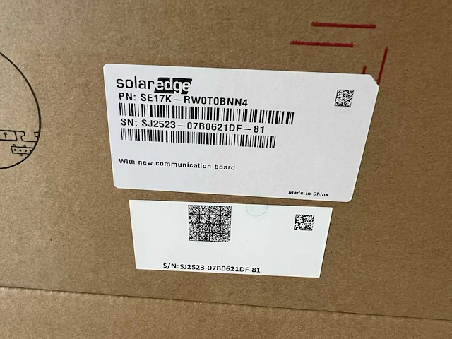 Solaredge - se17k - omvormer - afbeelding 2 van  2