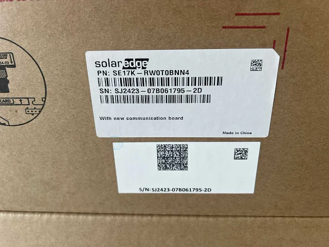 Solaredge - se17k - omvormer - afbeelding 2 van  2