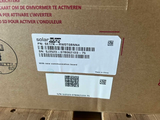 Solaredge - se17k - omvormer - afbeelding 2 van  2
