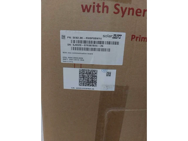 Solaredge - se82.8 primary unit- omvormer t.b.v. zonnepanelen - afbeelding 3 van  3