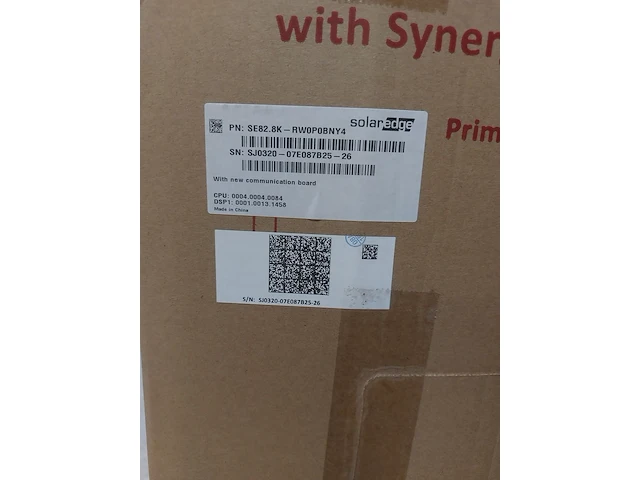 Solaredge - se82.8 primary unit- omvormer t.b.v. zonnepanelen - afbeelding 3 van  3