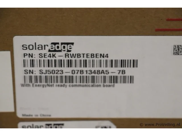 Solaredge 3-fase inverter/omvormer type se4k-rwbtwben4 | nieuw in doos - afbeelding 4 van  4