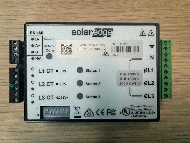 Solaredge energy meter k2 with modbus connection 1ph/3ph 230/400v - afbeelding 4 van  4