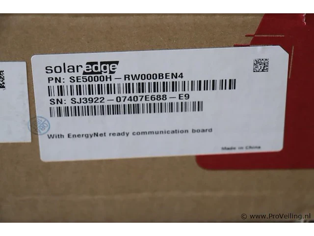 Solaredge ev-lader en zonne-omvormer type se5000h - afbeelding 5 van  6