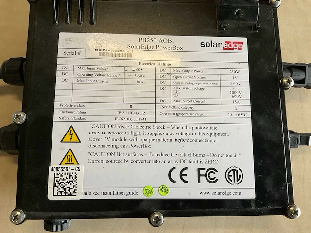 Solaredge pb250-aob power box (7x) - afbeelding 2 van  3
