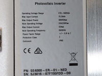 Solaredge photovoltaic inverter | model se4000 - afbeelding 2 van  3