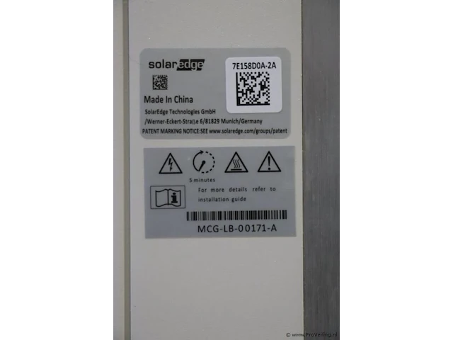 Solaredge photovoltaic inverter | model se7l - afbeelding 4 van  4