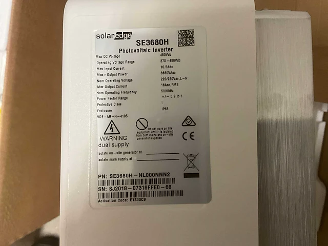 Solaredge se2200h/se3680h hd-wave omvormer (2x) - afbeelding 4 van  9