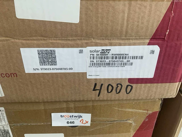 Solaredge se4000h-rw000ben4 1 fase omvormer (2x) - afbeelding 4 van  4