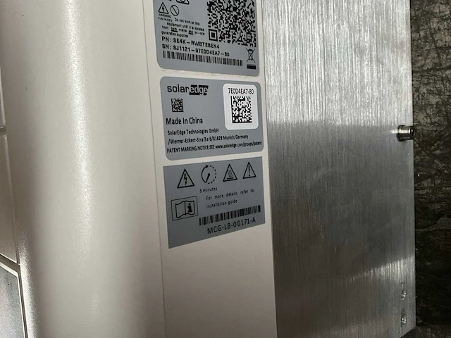 Solaredge se4k-rwb omvormer - afbeelding 5 van  7