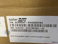 Solaredge se6000h - rw000ben4 omvormer - afbeelding 3 van  4