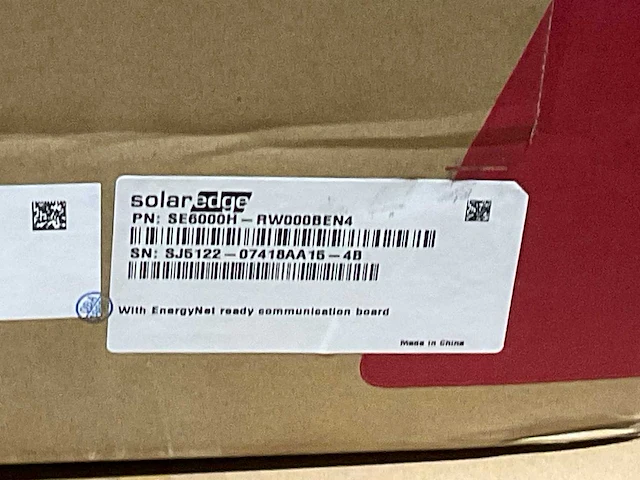 Solaredge se6000h - rw000ben4 omvormer - afbeelding 3 van  4