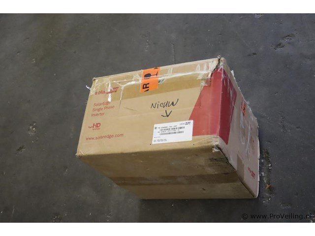 Solaredge single phase inverter/omvormer hd wave |type se6000h-rw-emp | nieuw in doos - afbeelding 2 van  4