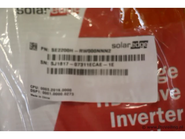 Solaredge single phase inverter/omvormer | nieuw in doos - afbeelding 3 van  3