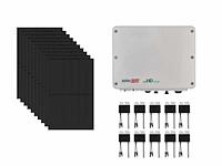 Solaredge / sonnenstromfabrik - set van 10 zonnepanelen met omvormer en optimizers - afbeelding 1 van  1