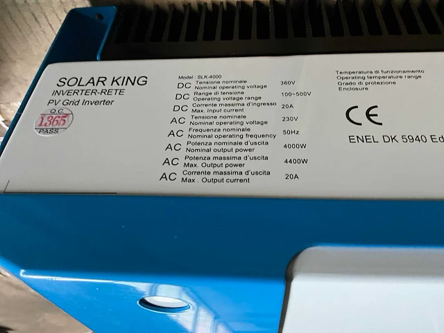 Solarking slk-4000 omvormer (6x) - afbeelding 3 van  6