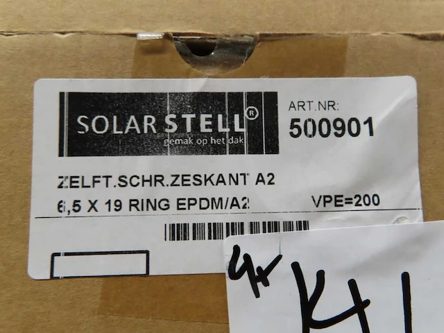 Solarstell - beplatingsschroef 6,5x19 (800x) - afbeelding 2 van  2