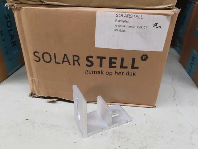 Solarstell / blubase - f-adapter blank (100x) - afbeelding 1 van  2