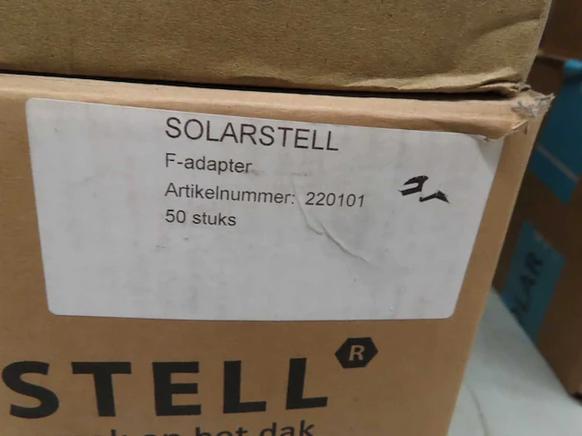 Solarstell / blubase - f-adapter blank (100x) - afbeelding 2 van  2