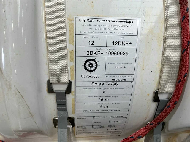 Solas 12dkf+ life raft - afbeelding 9 van  9