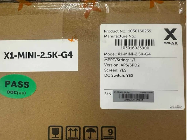 Solax - 2.5k omvormer t.b.v. zonnepanelen (1x) - afbeelding 4 van  4
